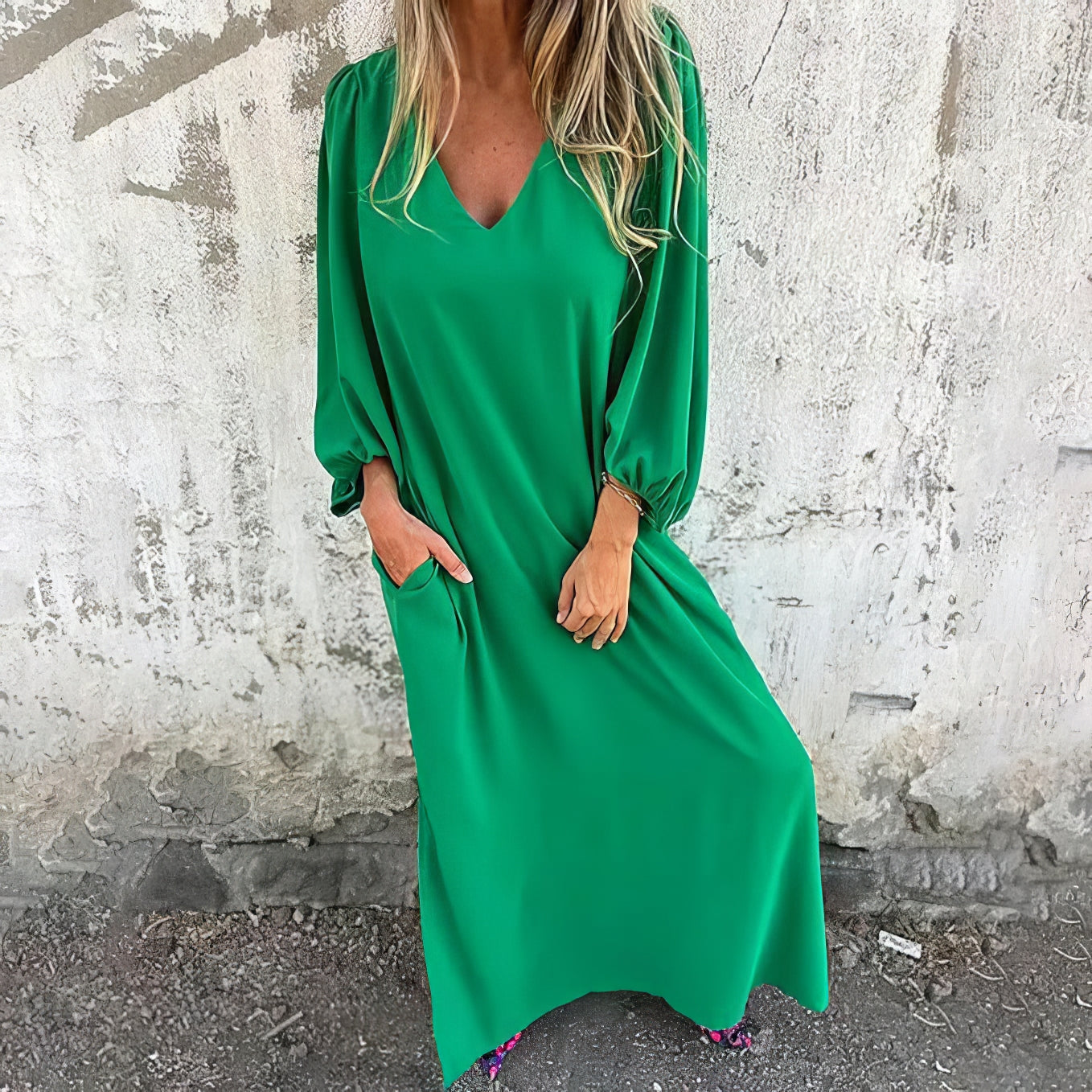 Bohemian Dress with Pockets