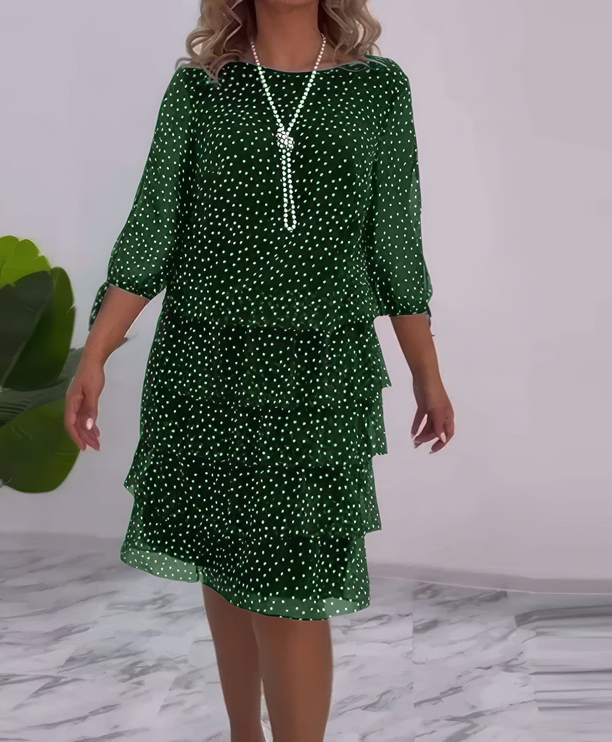 Wind - Women's Casual Printed Layered Dress