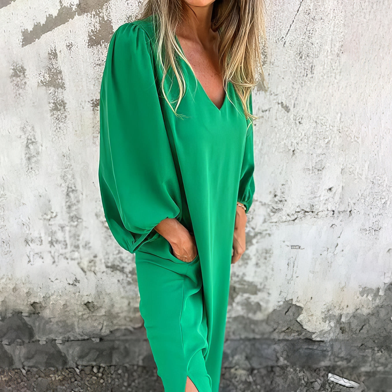 Bohemian Dress with Pockets