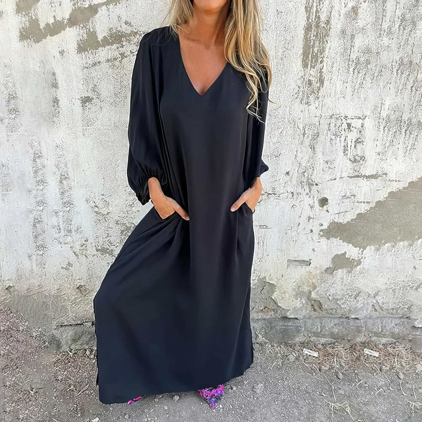 Bohemian Dress with Pockets