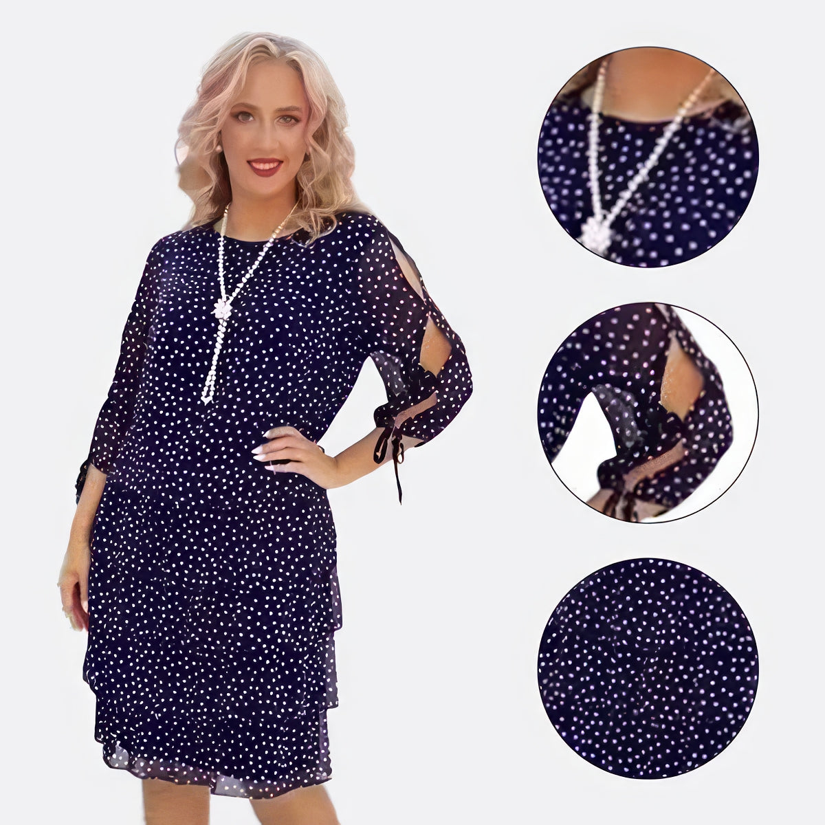 Wind - Women's Casual Printed Layered Dress