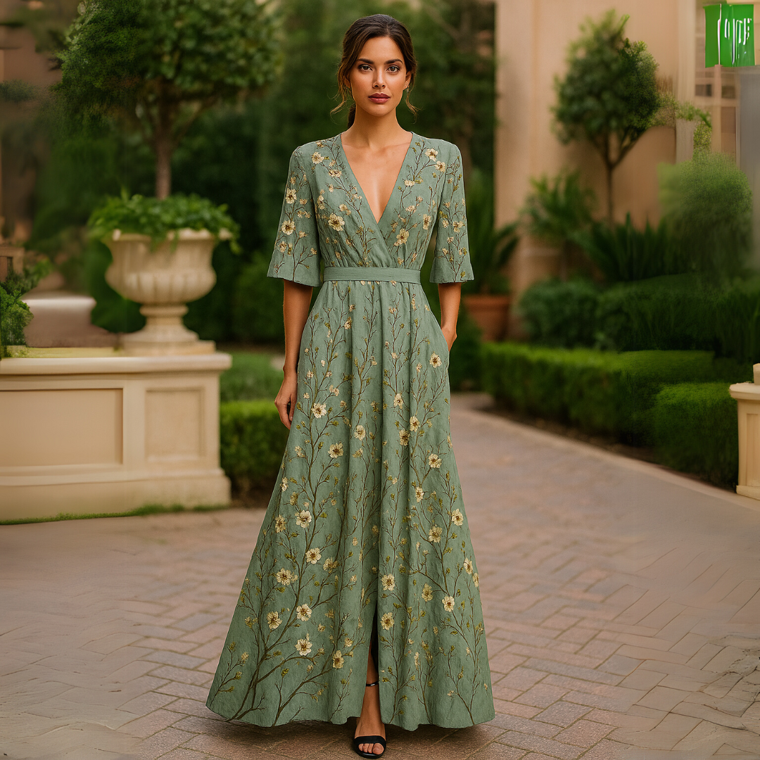 ESTER™ | ELEGANTE VESTIDO FLORAL