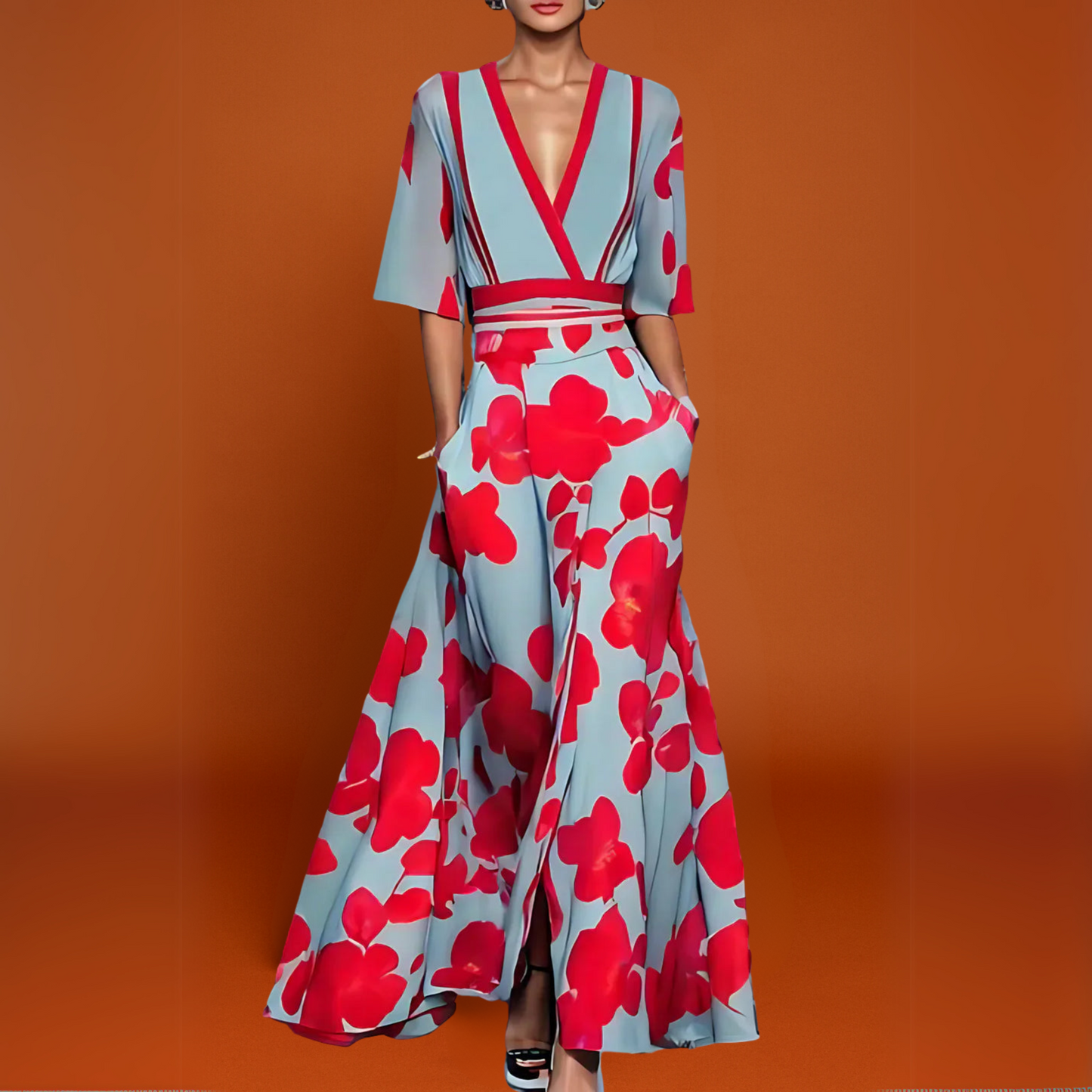 ESTER™ | ELEGANTE VESTIDO FLORAL