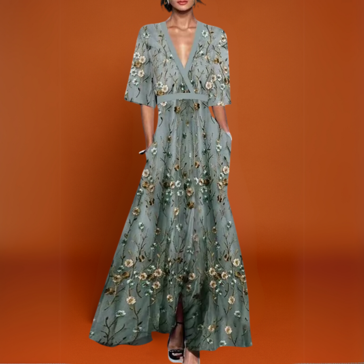 ESTER™ | ELEGANTE VESTIDO FLORAL