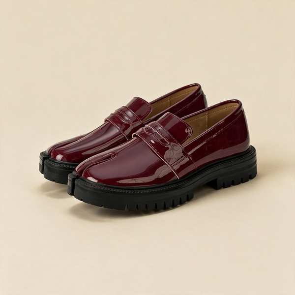 Lope - Mocasín tabi Unisex · Rojo